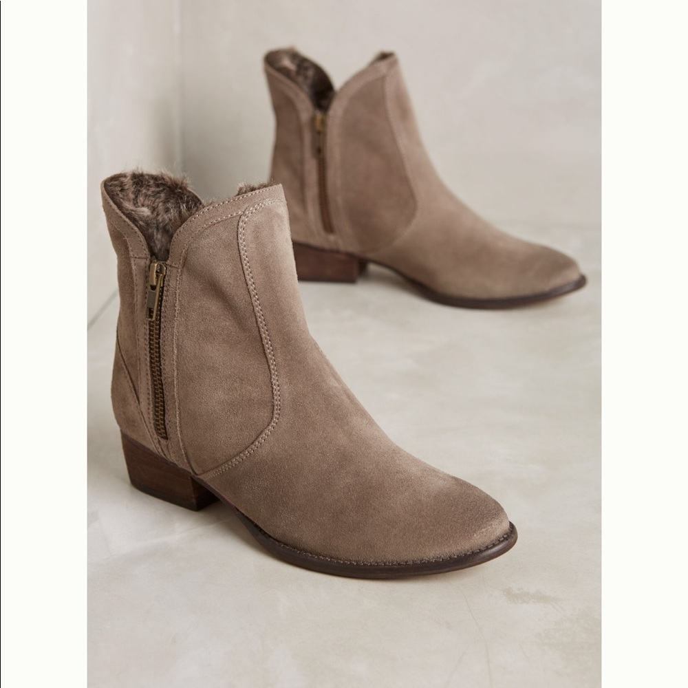 Anthropologie Seychelles Lucky Penny Ankle Boots